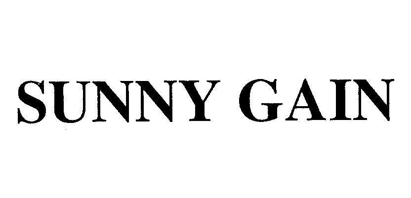 Mẫu nhãn hiệu SUNNY GAIN