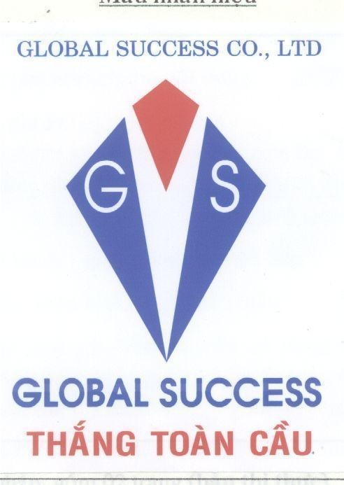Mẫu nhãn hiệu GS GLOBAL SUCCESS Thắng Toàn Cầu