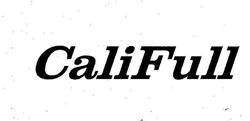 Mẫu nhãn hiệu CALIFULL