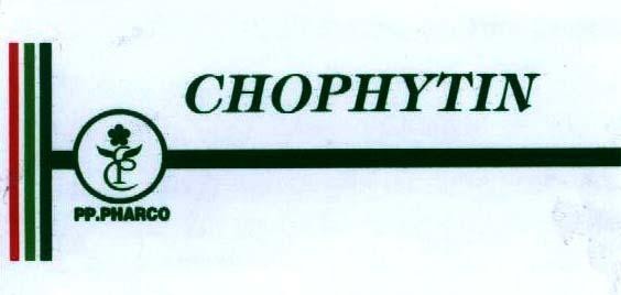 Mẫu nhãn hiệu CHOPHYTIN PP PHARCO