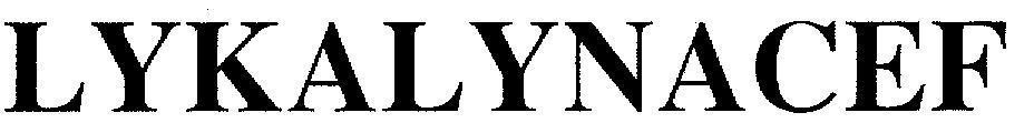 Mẫu nhãn hiệu LYKALYNACEF