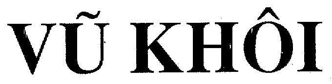 Mẫu nhãn hiệu Vũ Khôi