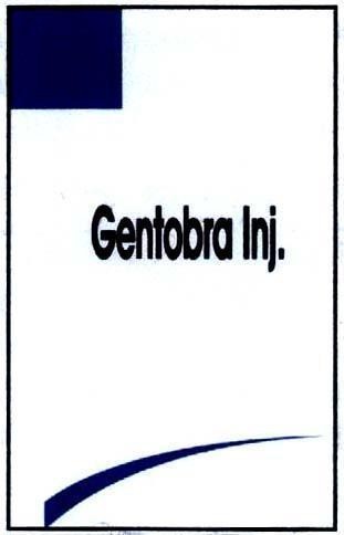 Mẫu nhãn hiệu GENTOBRA INJ