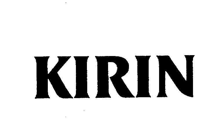 Mẫu nhãn hiệu KIRIN