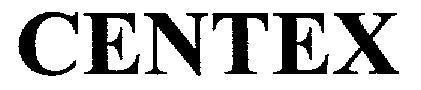 Mẫu nhãn hiệu CENTEX