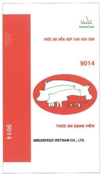 Mẫu nhãn hiệu GreenFeed WINNER-1 GREENFEED VIETNAM CO., LTD 9014 Thức ăn hỗn hợp cho heo con THứC ĂN DạNG VIÊN