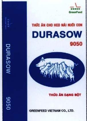 Mẫu nhãn hiệu GreenFeed DURASOW GREENFEED VIETNAM CO., LTD 9050 Thức ăn cho heo nái nuôi con Thức Ăn Dạng Bột