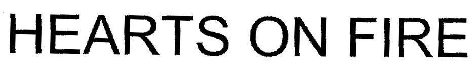 Mẫu nhãn hiệu HEARTS ON FIRE