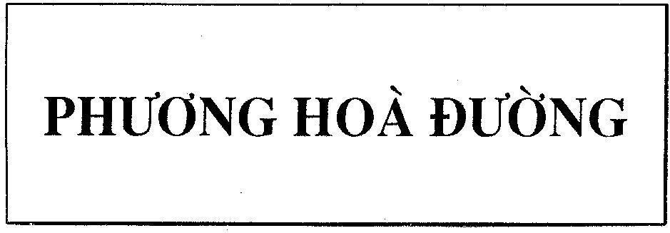Mẫu nhãn hiệu Phương Hòa Đường