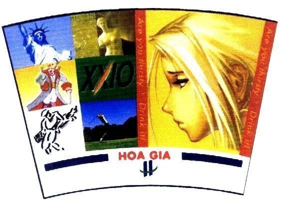 Mẫu nhãn hiệu XXIO HOA GIA H