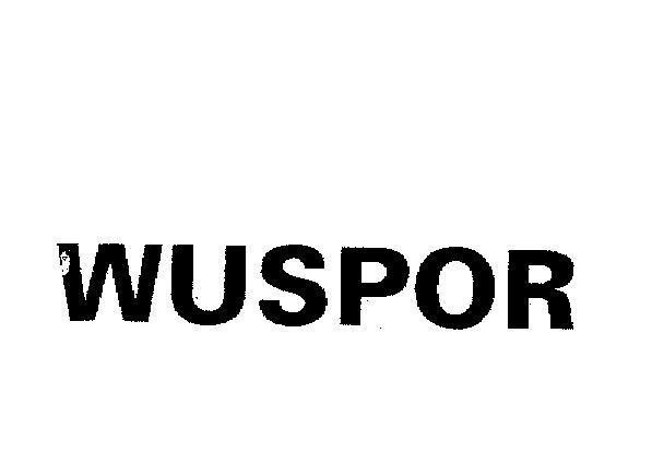 Mẫu nhãn hiệu WUSPOR