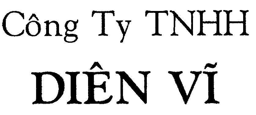 Mẫu nhãn hiệu CÔNG TY TNHH DIÊN Vĩ