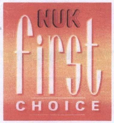 Mẫu nhãn hiệu NUK FIRST CHOICE