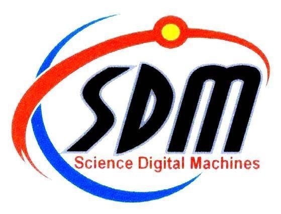 Mẫu nhãn hiệu SDM SCIENCE DIGITAL MACHINES