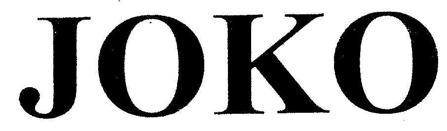 Mẫu nhãn hiệu JOKO