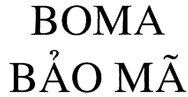 Mẫu nhãn hiệu BOMA Bảo Mã
