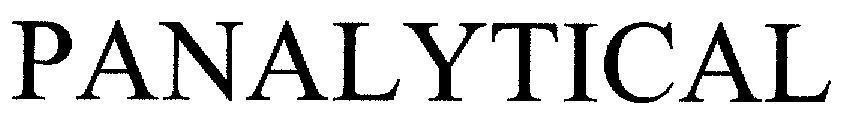 Mẫu nhãn hiệu PANALYTICAL