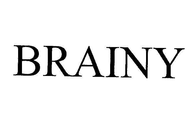Mẫu nhãn hiệu BRAINY