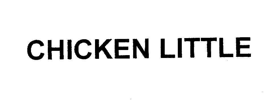 Mẫu nhãn hiệu CHICKEN LITTLE