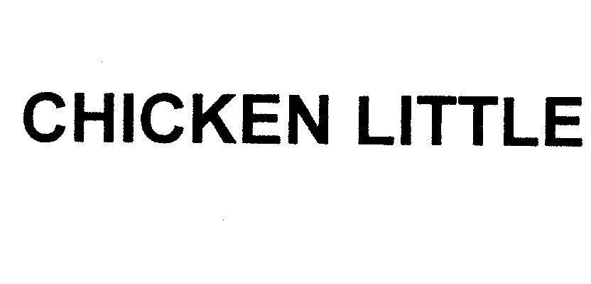 Mẫu nhãn hiệu CHICKEN LITTLE