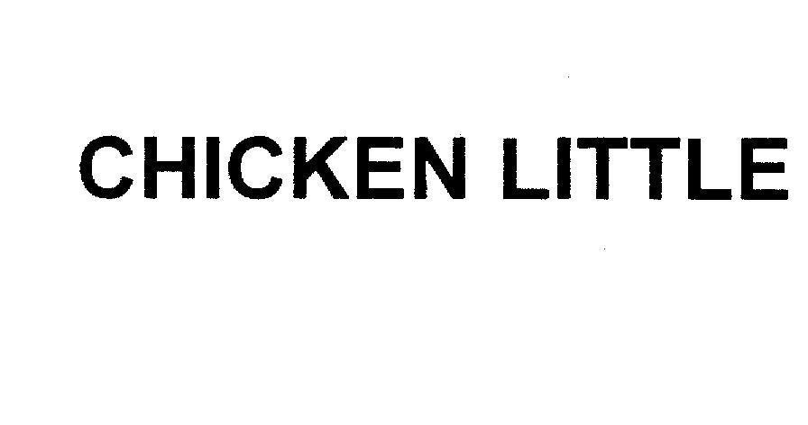 Mẫu nhãn hiệu CHICKEN LITTLE