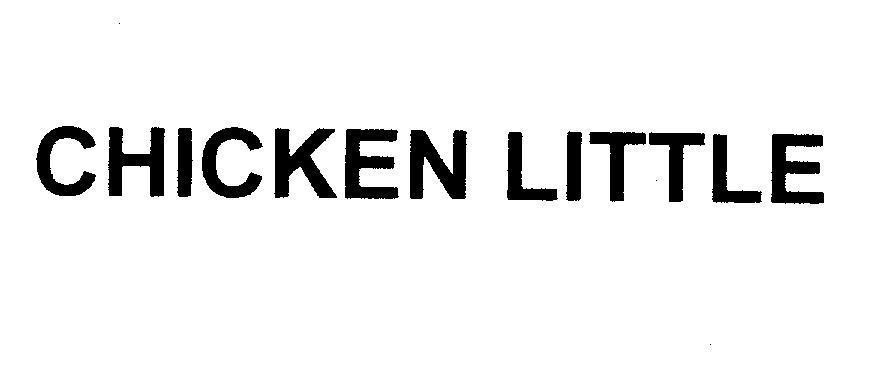 Mẫu nhãn hiệu CHICKEN LITTLE