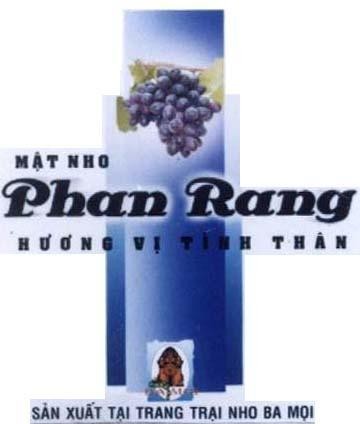 Mẫu nhãn hiệu Phan Rang Ba Mọi Mật nho hương vị tinh thần