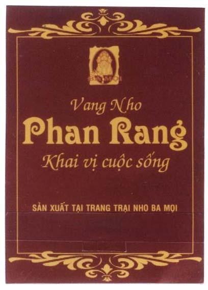 Mẫu nhãn hiệu Ba Mọi Phan Rang Vang nho khai vị cuộc sống