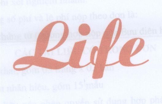 Mẫu nhãn hiệu LIFE