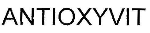 Mẫu nhãn hiệu ANTIOXYVIT