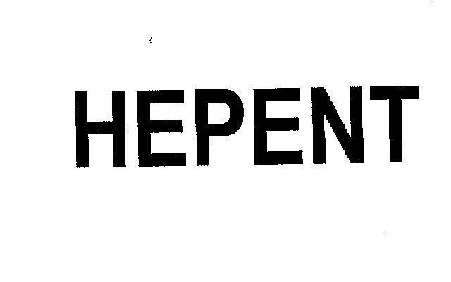 Mẫu nhãn hiệu HEPENT