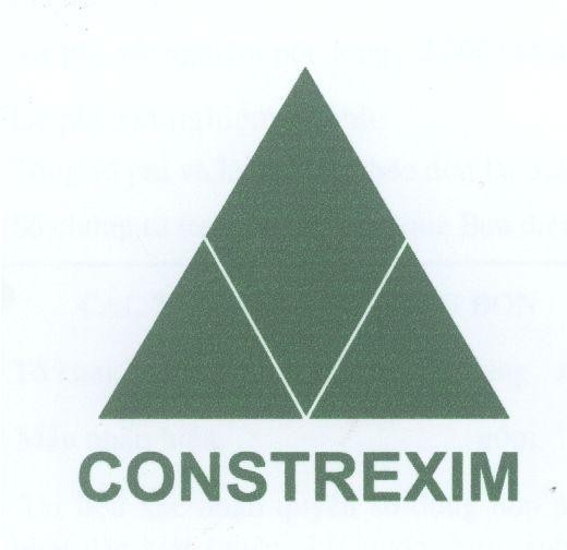Mẫu nhãn hiệu CONSTREXIM