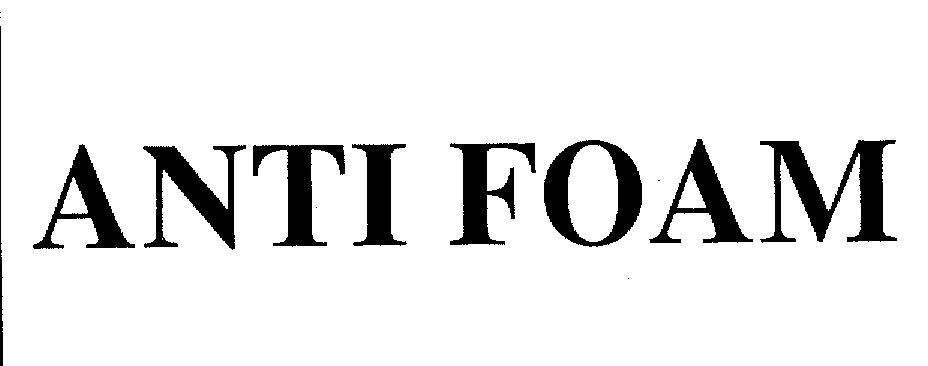 Mẫu nhãn hiệu ANTI FOAM