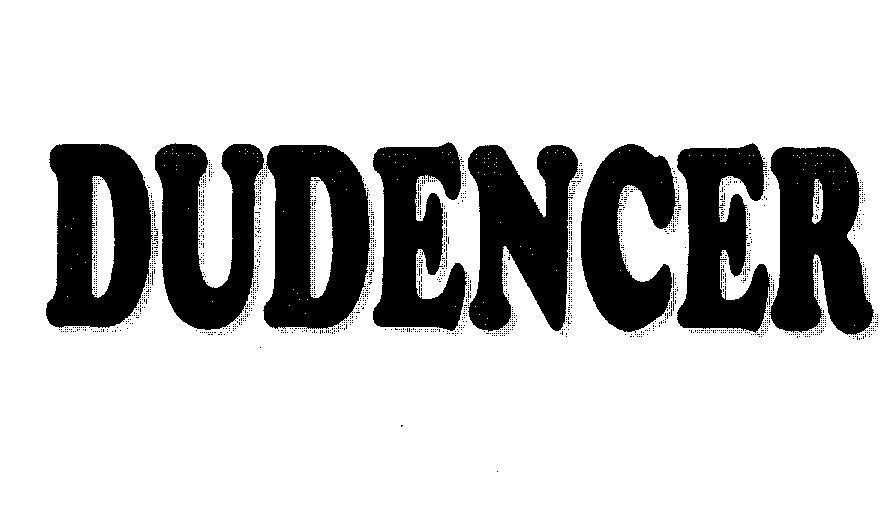 Mẫu nhãn hiệu DUDENCER