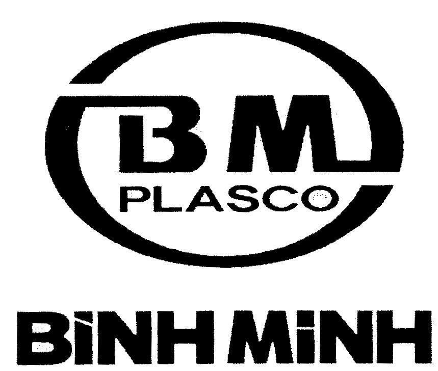 Mẫu nhãn hiệu BM PLASCO BINH MINH