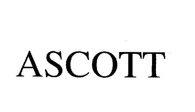 Mẫu nhãn hiệu ASCOTT