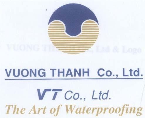 Mẫu nhãn hiệu VUONG THANH CO.,LTD VT CO.,LTD THE ART OF WATERPROOFING