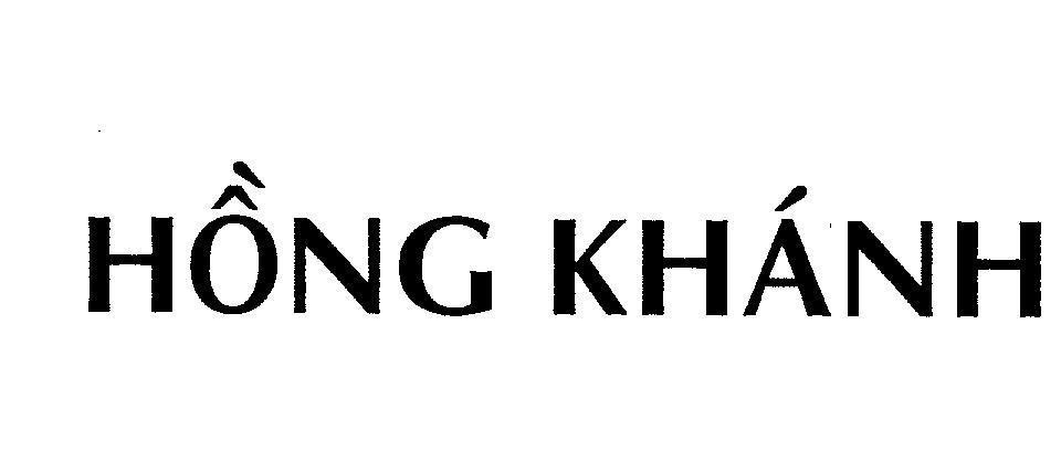 Mẫu nhãn hiệu HồNG KHáNH