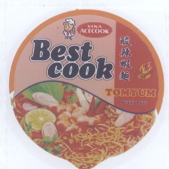 Mẫu nhãn hiệu VINA ACECOOK BEST COOK TOMYUM Mì LẩU THáI