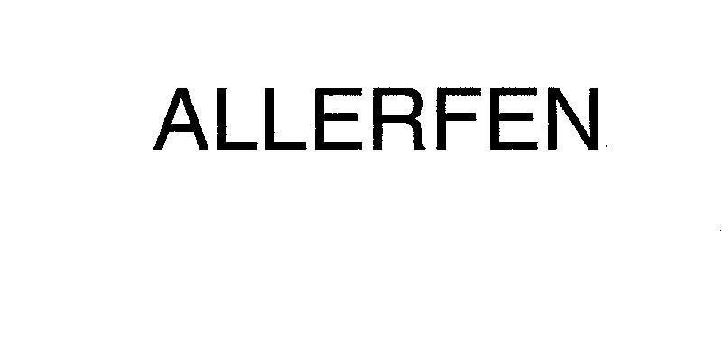 Mẫu nhãn hiệu ALLERFEN
