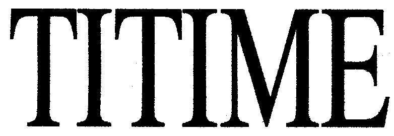 Mẫu nhãn hiệu TITIME