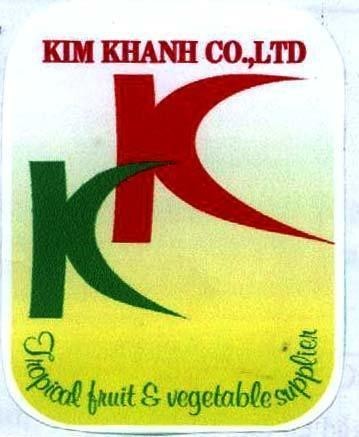 Mẫu nhãn hiệu KIM KHANH CO.,LTD KK TROPICAL FRUIT & VEGETABLE SUPPLIER