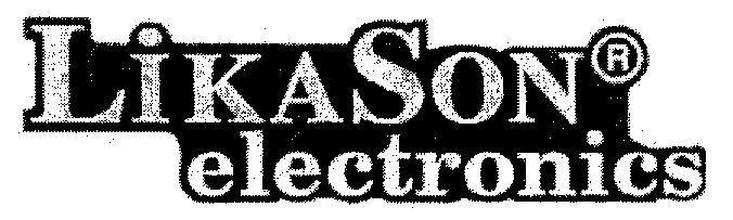 Mẫu nhãn hiệu LIKASON ELECTRONICS