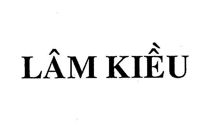 Mẫu nhãn hiệu LÂM KIềU