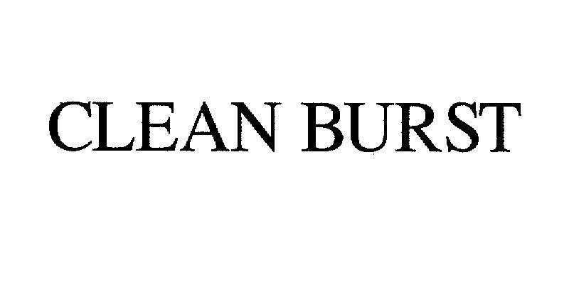 Mẫu nhãn hiệu CLEAN BURST