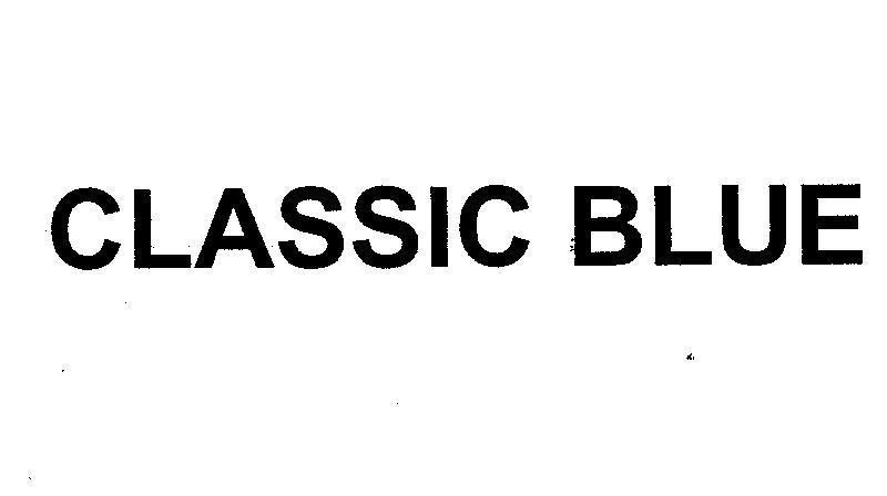 Mẫu nhãn hiệu CLASSIC BLUE
