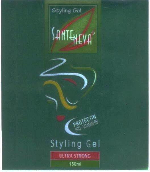 Mẫu nhãn hiệu SANTENEVA STYLING GEL PROTECTIN PRO-VITAMIN B5