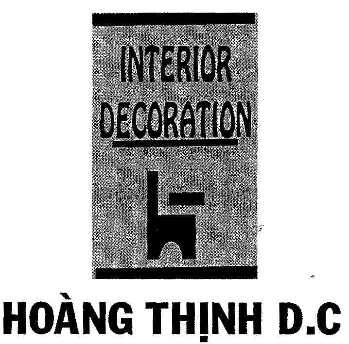 Mẫu nhãn hiệu INTERIOR DECORATION HT Hoàng Thịnh D.C