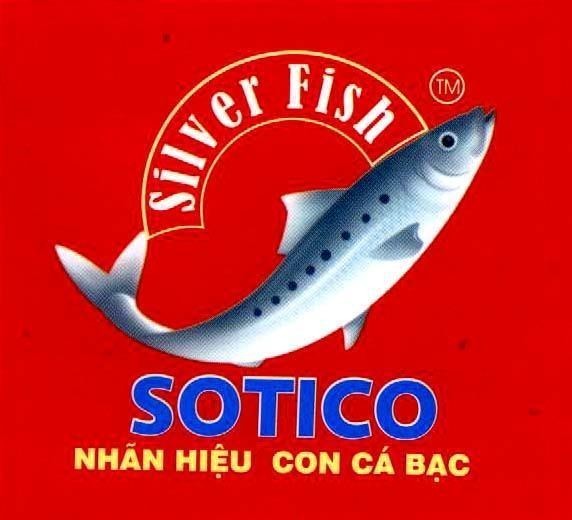 Mẫu nhãn hiệu SOTICO Nhãn Hiệu Con Cá Bạc SILVER FISH TM