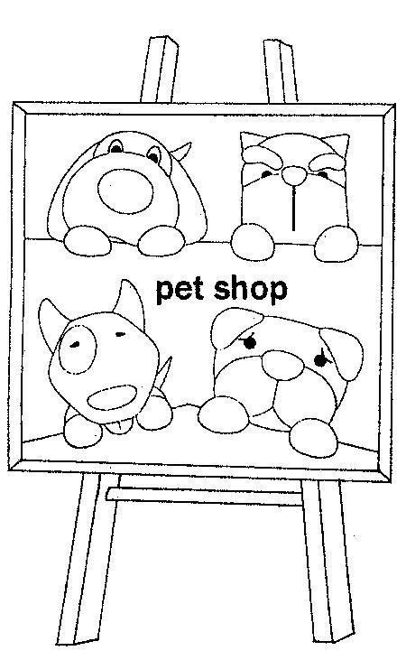 Mẫu nhãn hiệu PET SHOP
